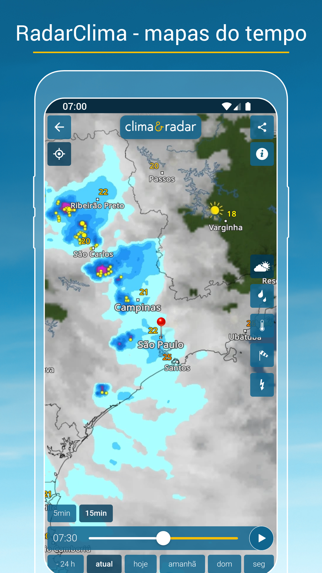 RadarClima - mapas do tempo